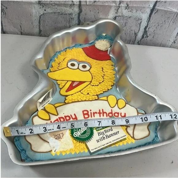Wilton Big Bird Cake Pan w Baking Instruction Insert 2105-3654 Sesame Street - Picture 9 of 10